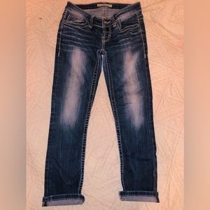 BKE Stella Denim Skinny Crop Stretch